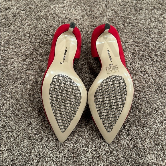 NWT BRAVOMODA, red stiletto, size 39 - Picture 5 of 6